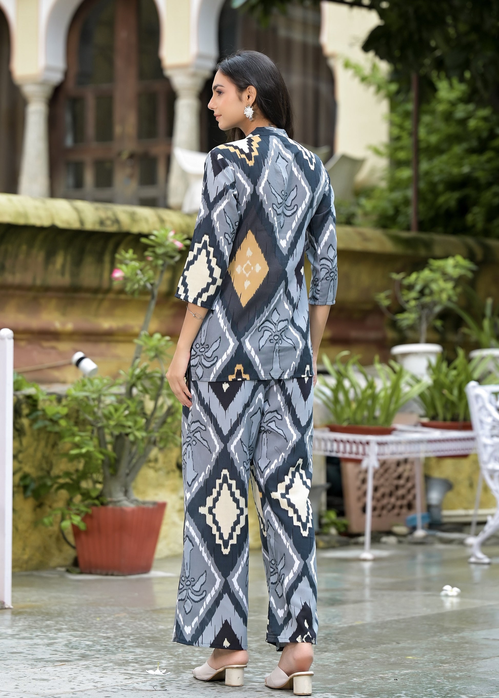 Ethnic Set Printed Traditional Co-ord Set - Ethnic Set