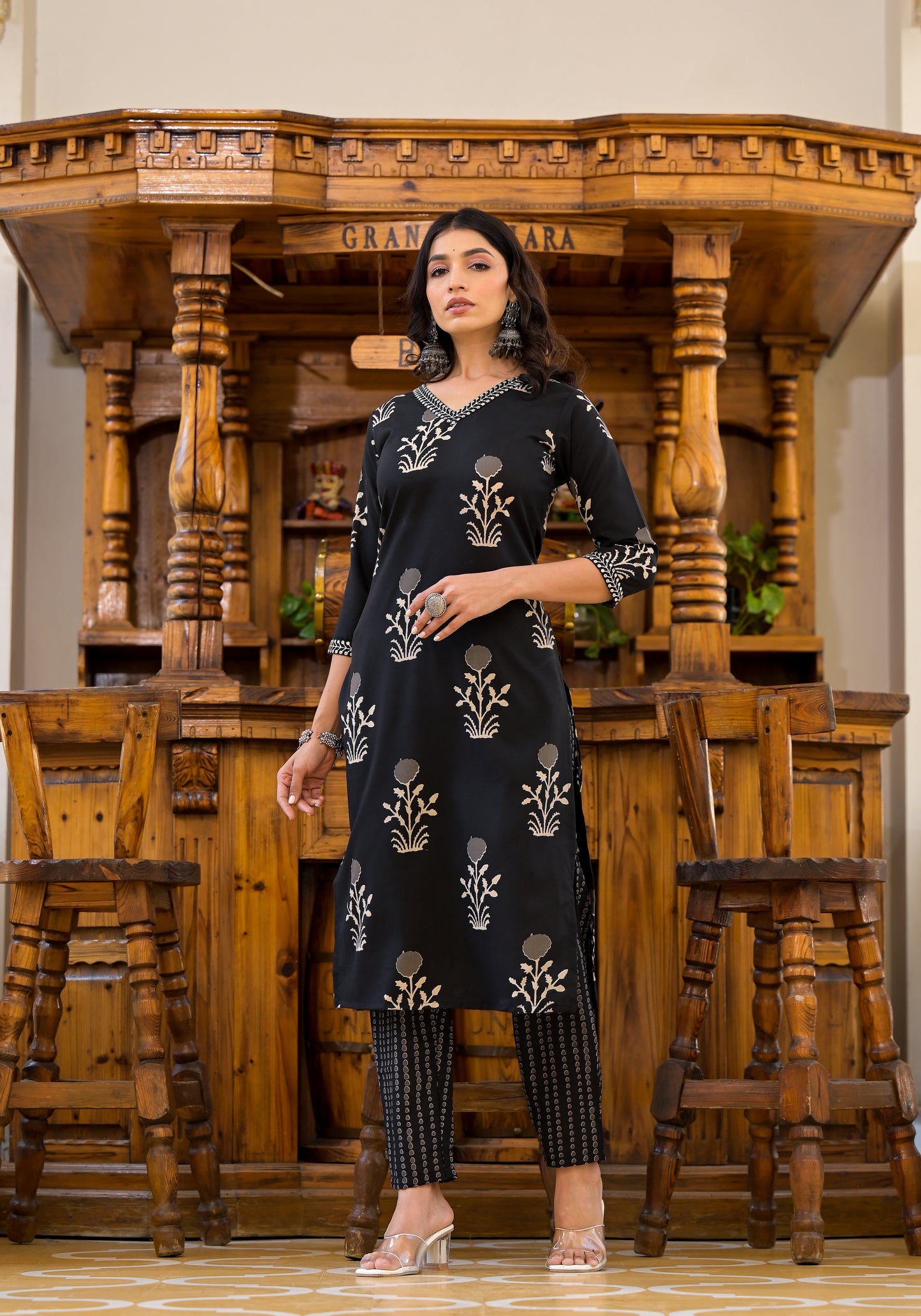 Ethnic Set Women Printed Kurta and Pant set With Dupatta - Ethnic Set