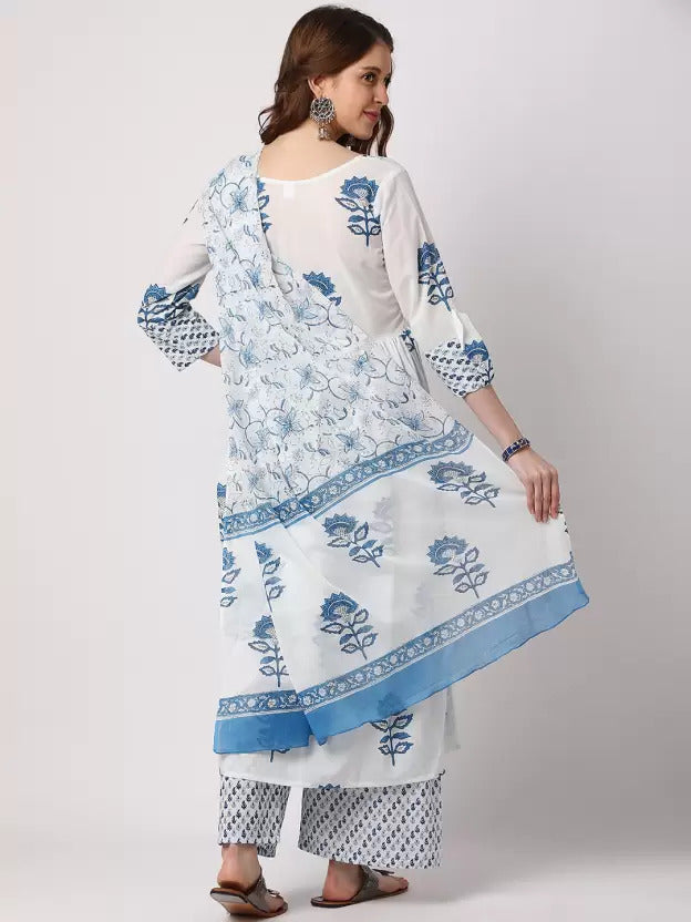 Kurta set ethnic fashion traditional cotton partiwear women clothing style Indian Ethnic Suit Palazzo pant Salwar Anarkali Lehenga Choli Bollywood Designer festive Printed wedding shaadi Collections Embroidered Ethnic Wear Outfits Attire Dresses Patterns