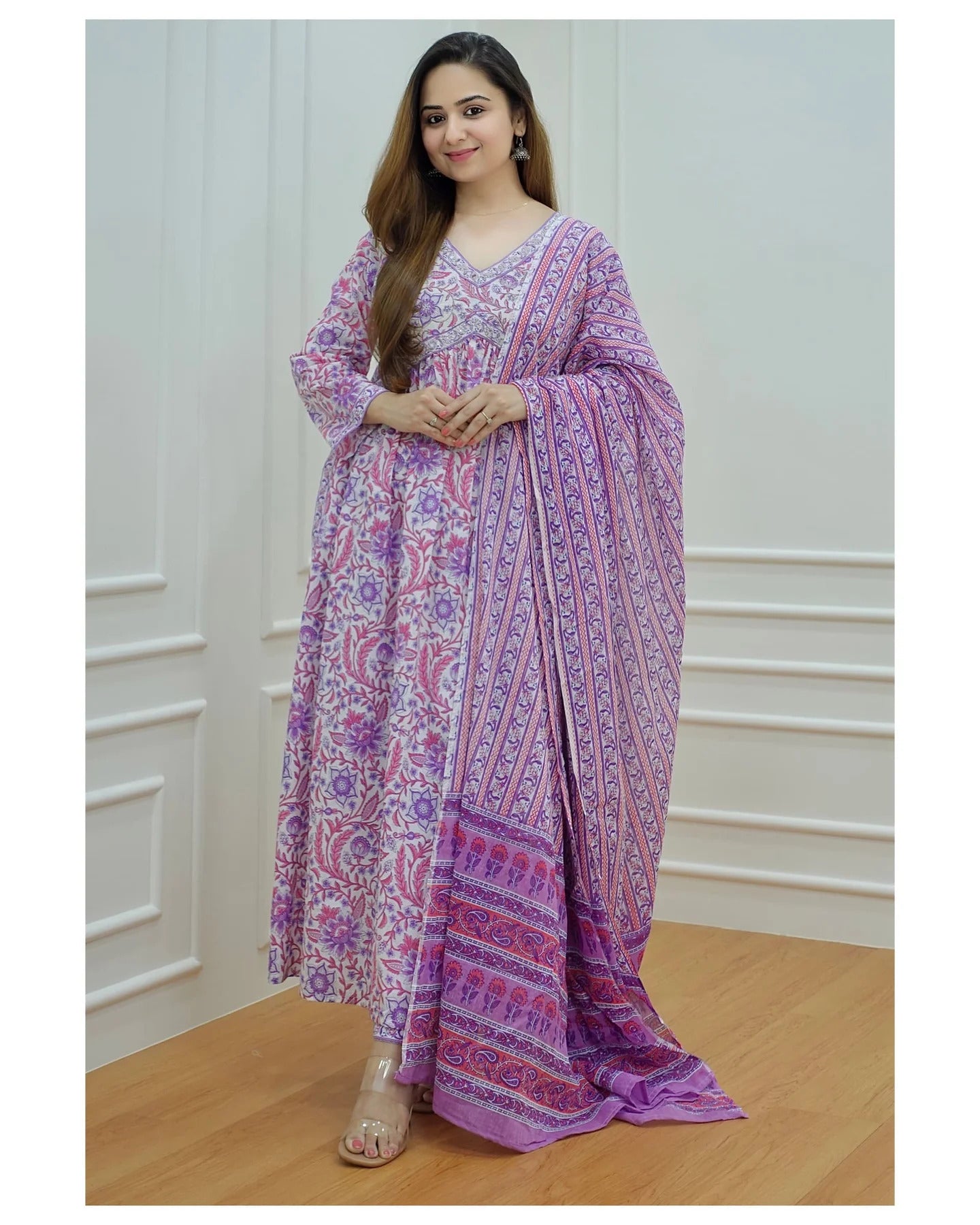 Kurta set ethnic fashion traditional cotton partiwear women clothing style Indian Ethnic Suit Palazzo pant Salwar Anarkali Lehenga Choli Bollywood Designer festive Printed wedding shaadi Collections Embroidered Ethnic Wear Outfits Attire Dresses Patterns