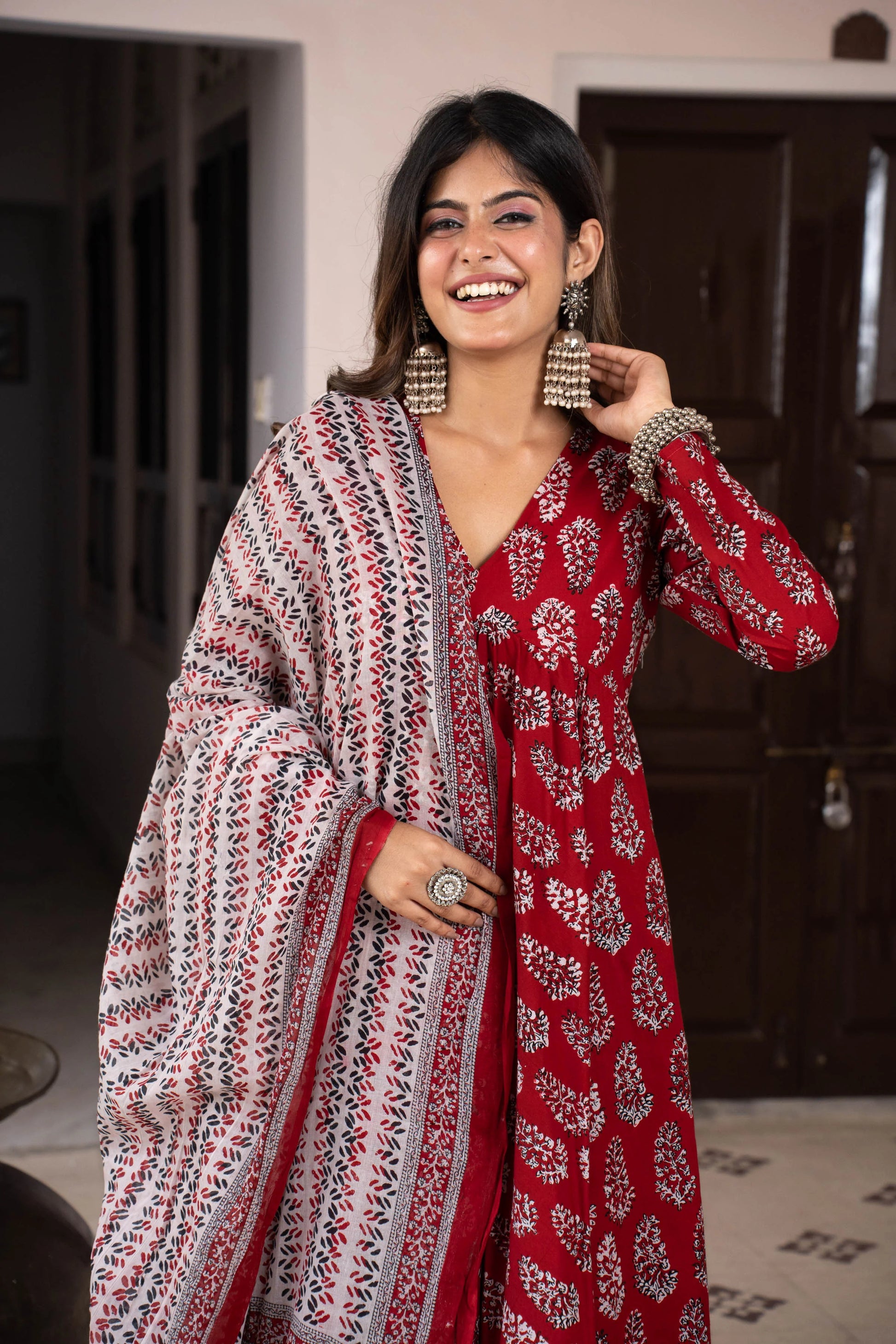 Kurta set ethnic fashion traditional cotton partiwear women clothing style Indian Ethnic Suit Palazzo pant Salwar Anarkali Lehenga Choli Bollywood Designer festive Printed wedding shaadi Collections Embroidered Ethnic Wear Outfits Attire Dresses Patterns